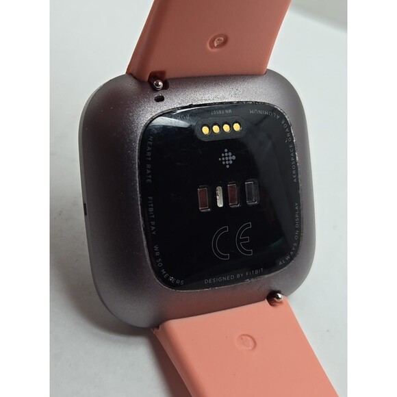 Fitbit Versa 2 Smartwatch Gray 40mm Alexa WR50M Always On Display W/ Charger - Picture 10 of 11